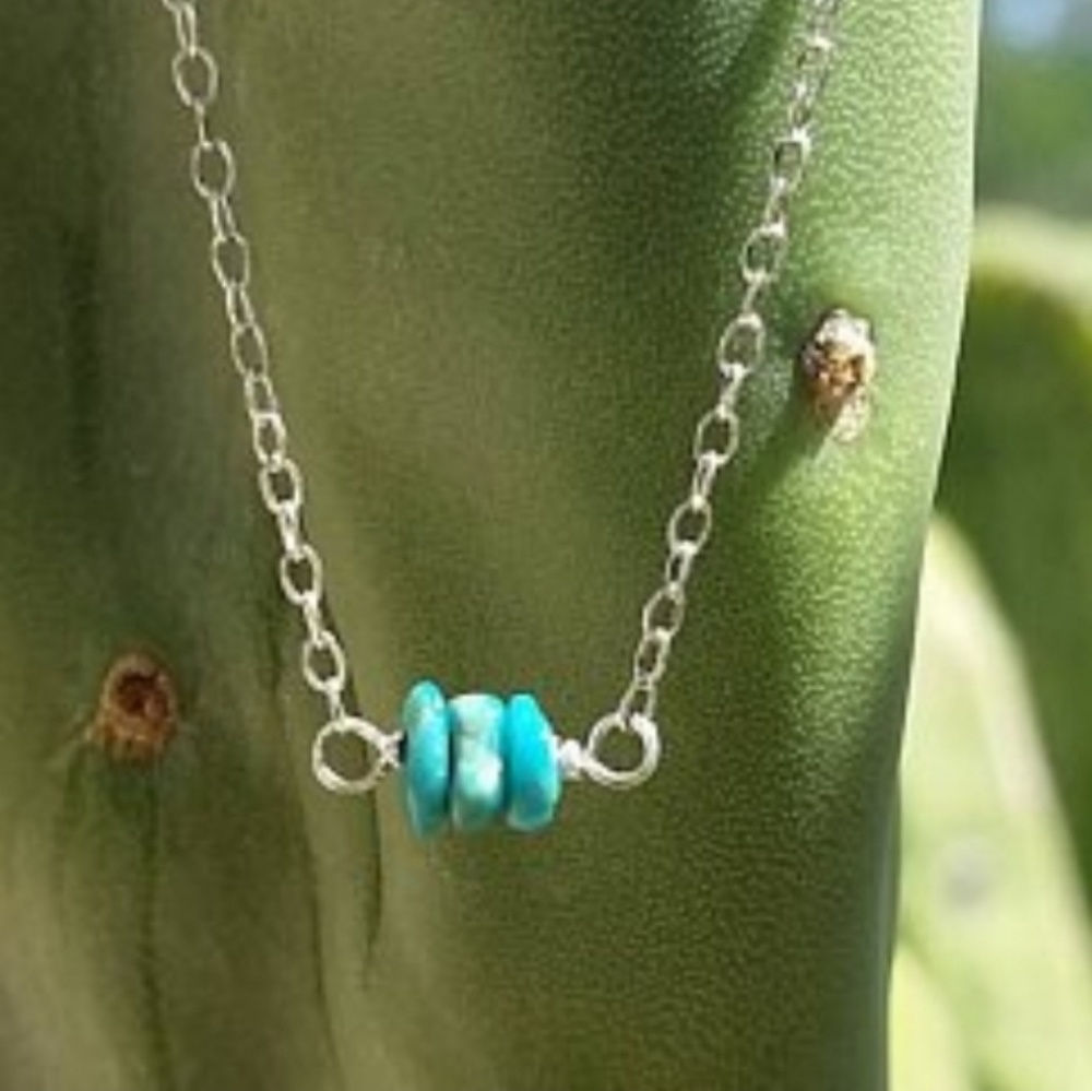 Genuine Kingman turquoise choker